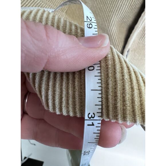 Vintage Sport Coat Tan Corduroy Blazer Jacket 90s y2k Grunge 44R - Picture 7 of 7